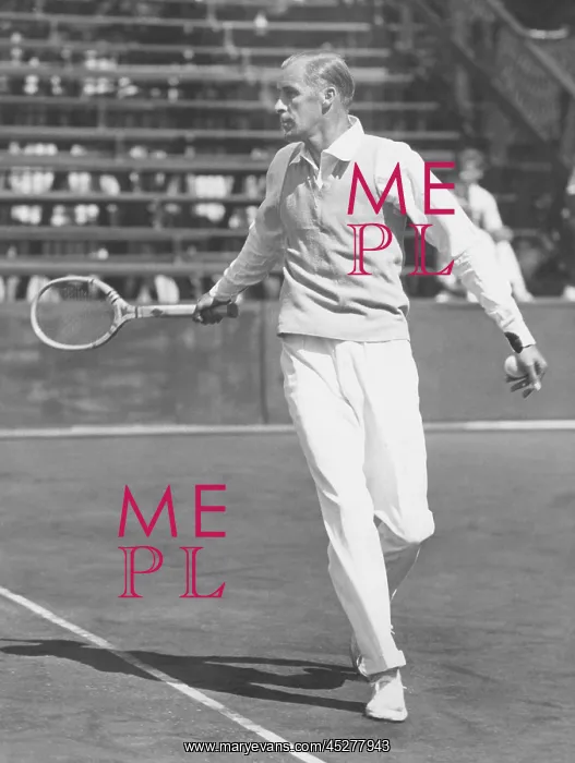 : Bill Tilden, at the opening of the U.S. Pro Tennis : Bill Tilden, at the opening of the U.S. Pro Tennis