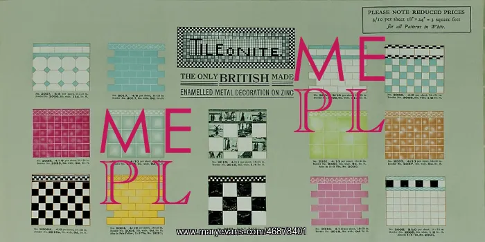 : Tile designs in SMB wallpaper sample book : Tile designs in SMB wallpaper sample book