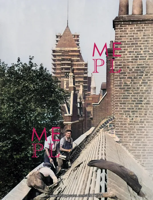 : TILING THE TEMPLE ROOF : TILING THE TEMPLE ROOF