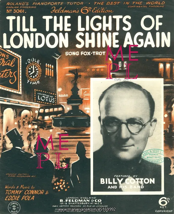 : Till The Lights Of London Shine Again : Till The Lights Of London Shine Again