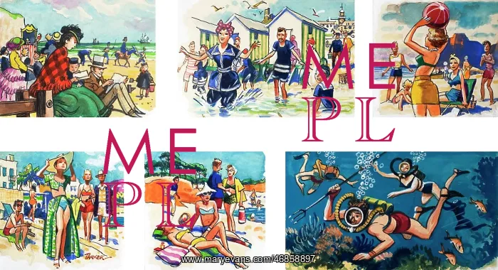 : From Then Till Now: At the Seaside : From Then Till Now: At the Seaside