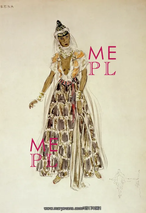 : Tilly Losch - Moroccan Dancer : Tilly Losch - Moroccan Dancer