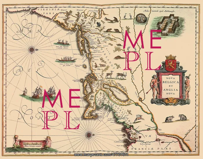: Tilted North America 1630 : Tilted North America 1630