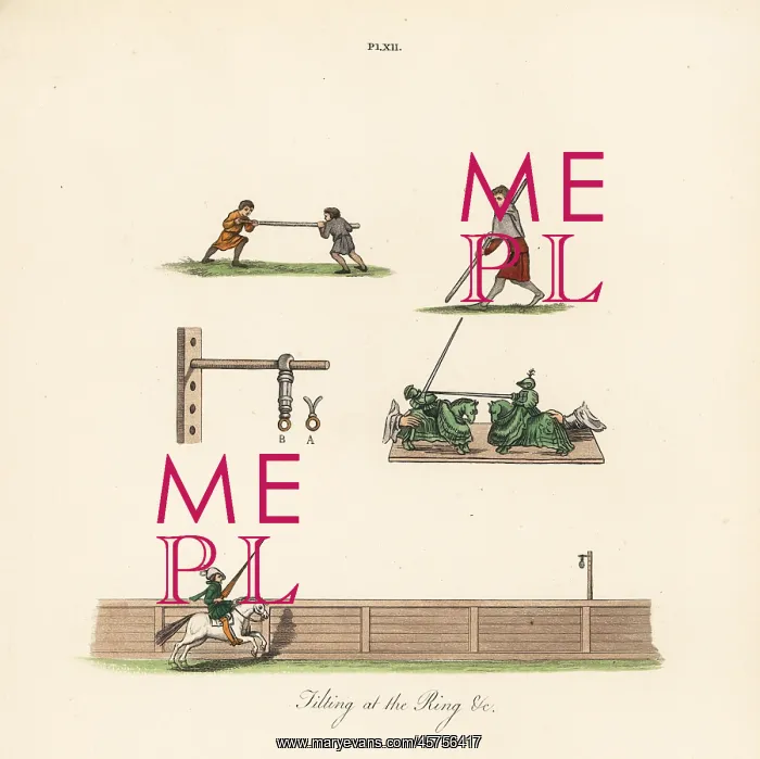 : Tilting games, 14th century : Tilting games, 14th century