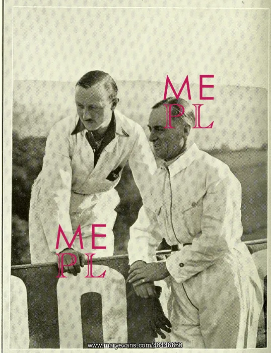  : Tim Birkin with Sir Malcolm Campbell