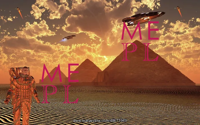  : A time traveler visiting the pyramids of ancient Egypt