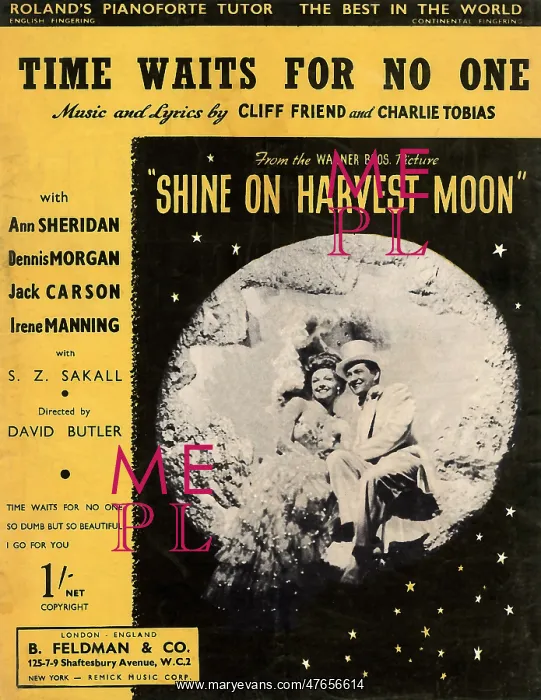 : Time waits for no one - Music Sheet Cover : Time waits for no one - Music Sheet Cover