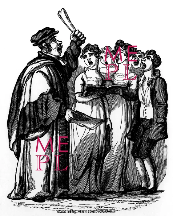 : A timekeeper: singers in 1831 : A timekeeper: singers in 1831