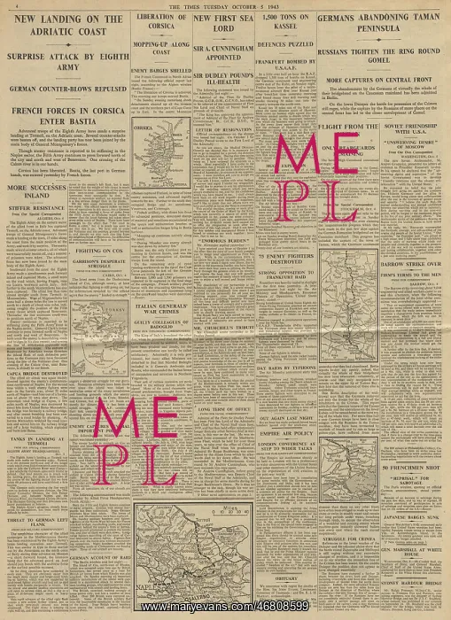 : The Times Allied drive for Rome : The Times Allied drive for Rome