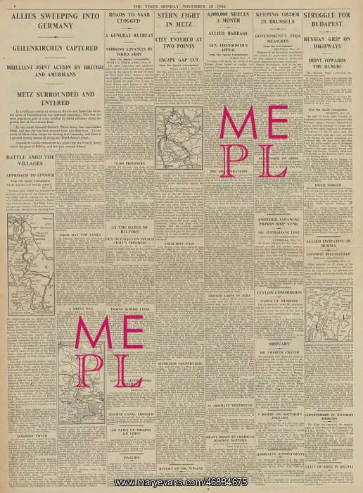 : The Times Allies advance into Germany : The Times Allies advance into Germany