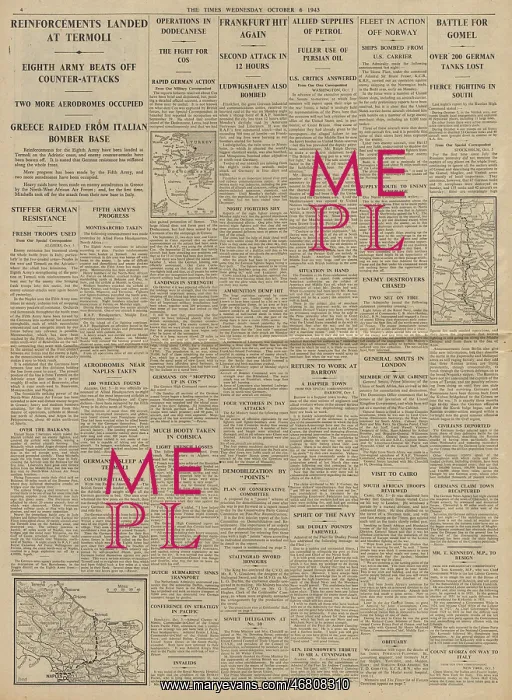 : The Times Allies land at Termoli : The Times Allies land at Termoli