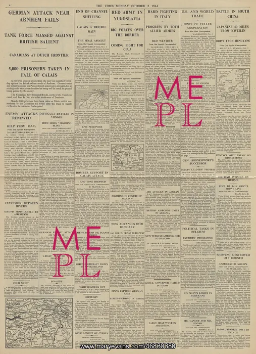  : The Times Battle for Arnhem
