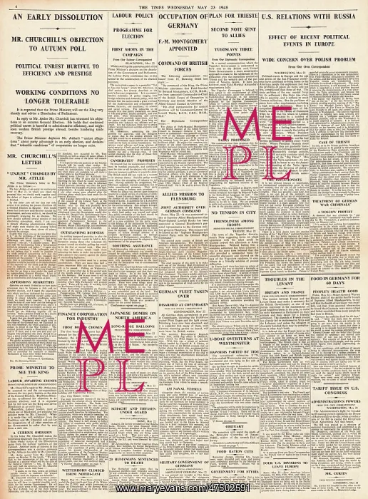 : The Times Dissolution of British Government : The Times Dissolution of British Government