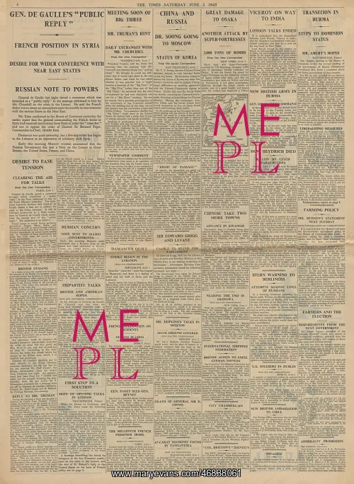 : The Times De Gaulle statement on Syria : The Times De Gaulle statement on Syria