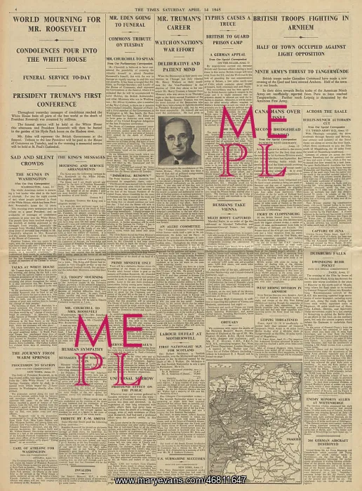 : The Times Inauguration of President Truman : The Times Inauguration of President Truman