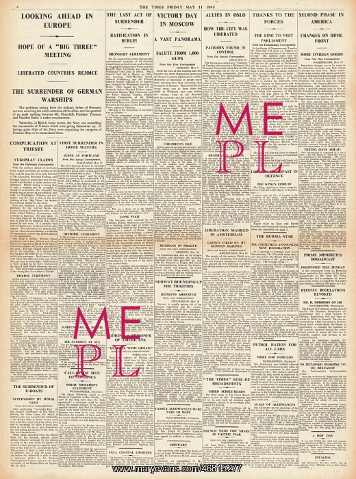 : The Times Keitel signs German surrender : The Times Keitel signs German surrender
