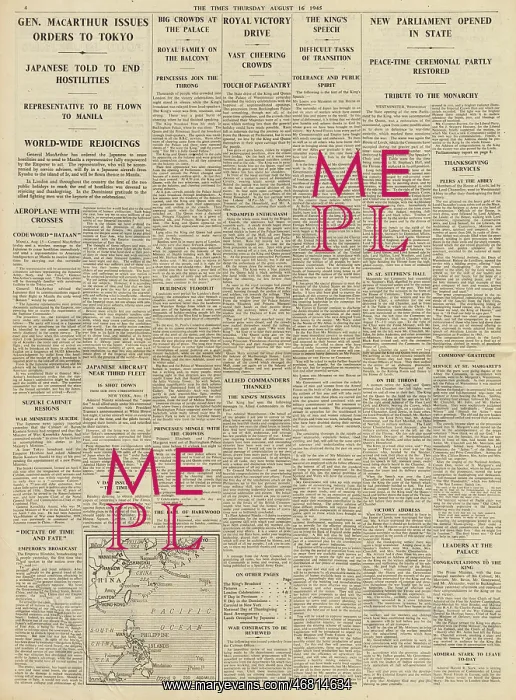 : The Times MacArthur gives orders to Tokyo : The Times MacArthur gives orders to Tokyo