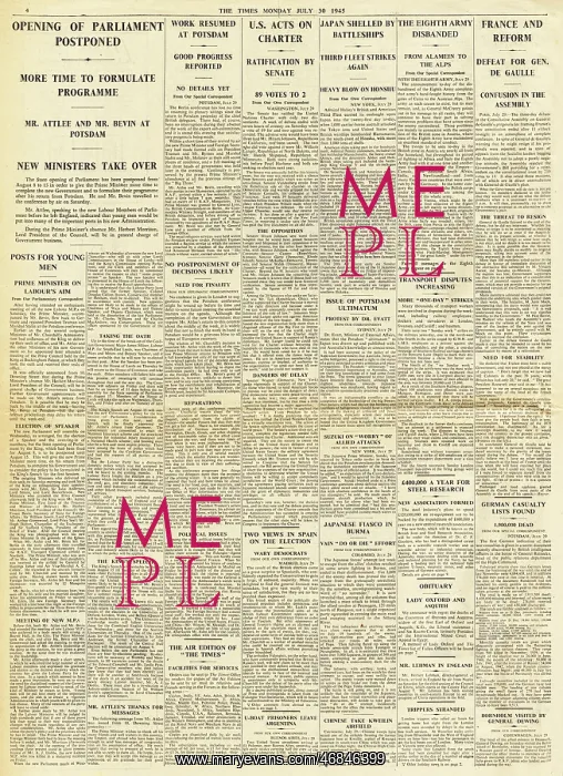 : The Times Potsdam Conference : The Times Potsdam Conference