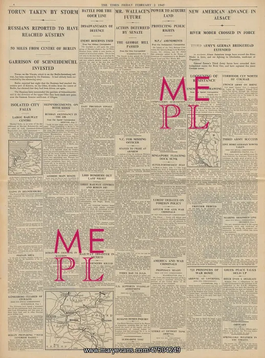  : The Times Red Army capture Torun