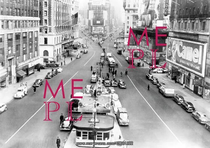 : Times Square, looking North with traffic ? : Times Square, looking North with traffic ?