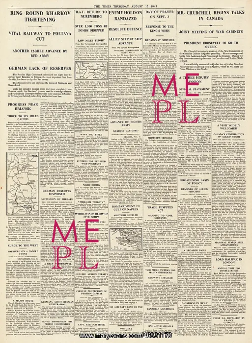 : The Times Winston Churchill visits Canada : The Times Winston Churchill visits Canada