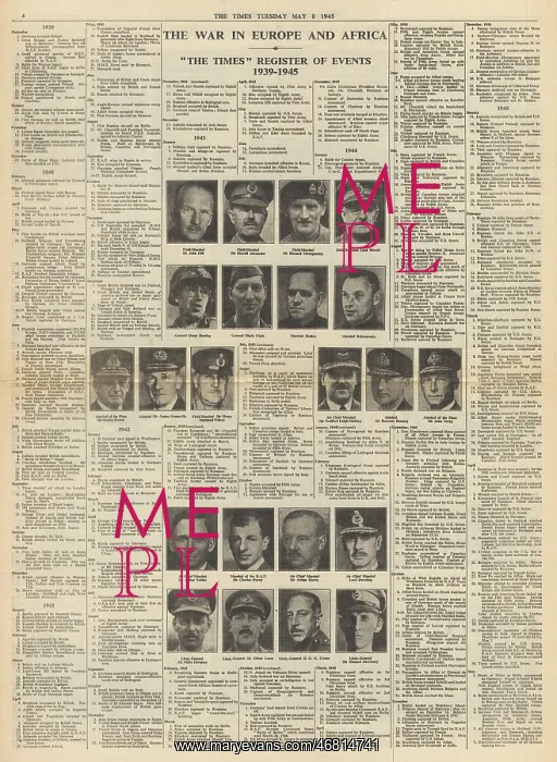 : The Times World War 2 timeline : The Times World War 2 timeline