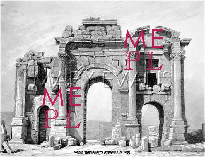 : TIMGAD TRIUMPHAL ARCH : TIMGAD TRIUMPHAL ARCH