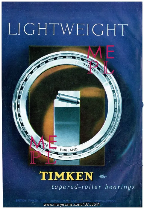  : Timken Bearings