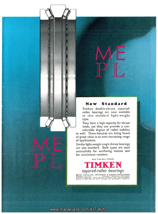  : Timken Bearings