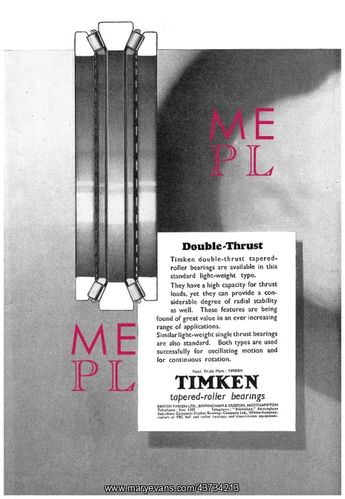  : Timken Bearings