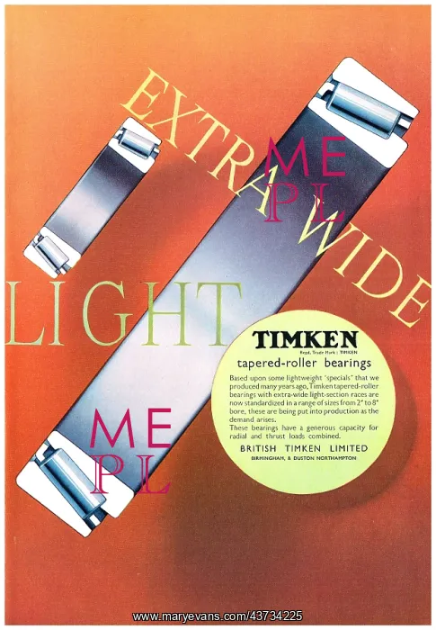  : Timken Bearings