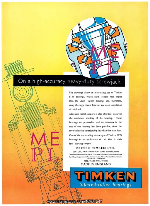 : Timken Bearings : Timken Bearings