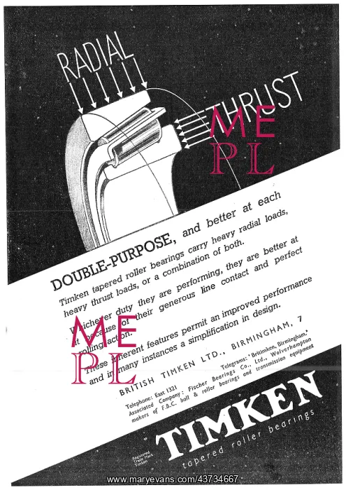  : Timken Bearings