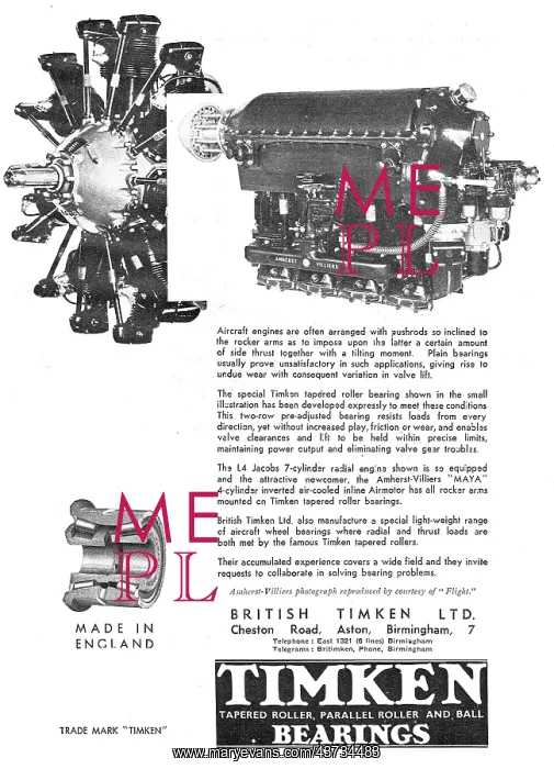 : Timken Bearings For Aircraft Engines : Timken Bearings For Aircraft Engines