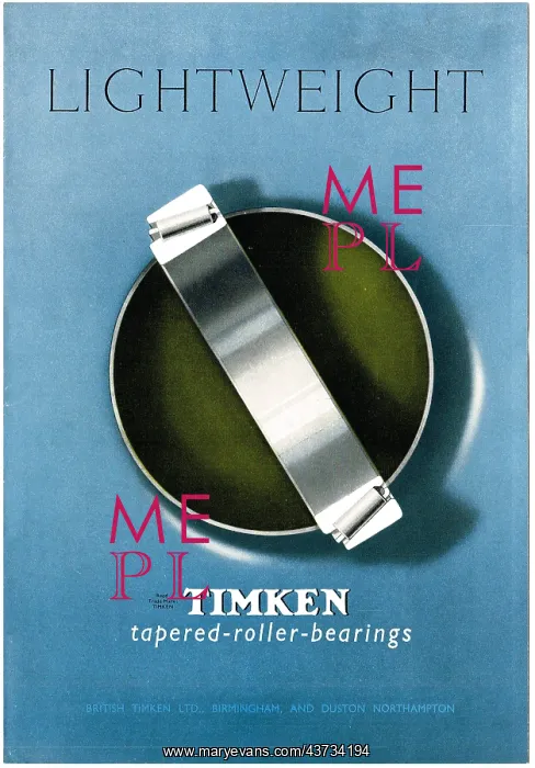 : Timken Tapered Roller Bearing For Aero Engine Construction : Timken Tapered Roller Bearing For Aero Engine Construction