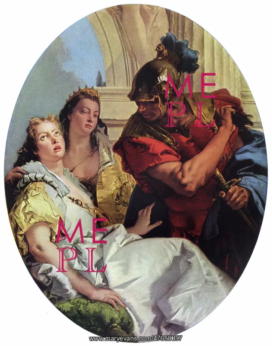 : Timocleia and the Thracian Commander by Tiepolo : Timocleia and the Thracian Commander by Tiepolo
