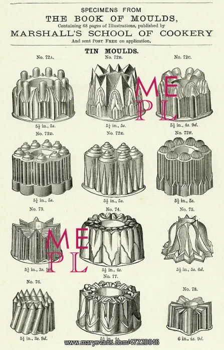 : Tin moulds 1899 : Tin moulds 1899