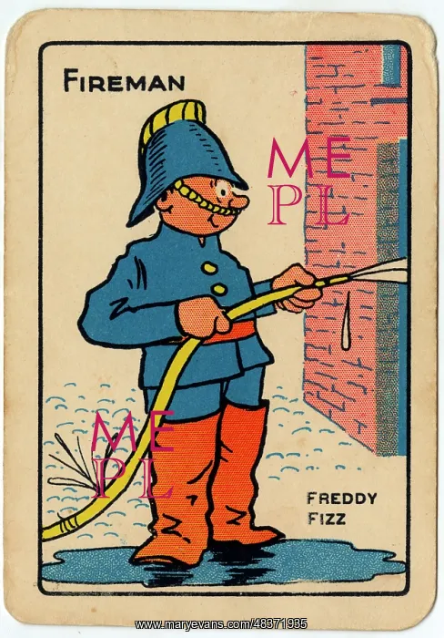 : Tinker, Tailor playing card - Fireman : Tinker, Tailor playing card - Fireman