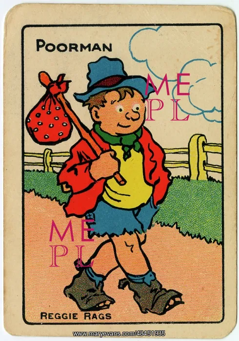 : Tinker, Tailor playing card - Poorman