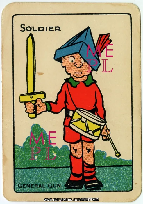 : Tinker, Tailor playing card - Soldier : Tinker, Tailor playing card - Soldier