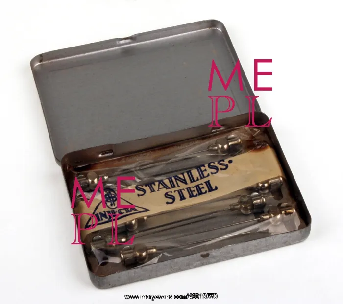 : Tinplate packaging for Injecta cannulas : Tinplate packaging for Injecta cannulas