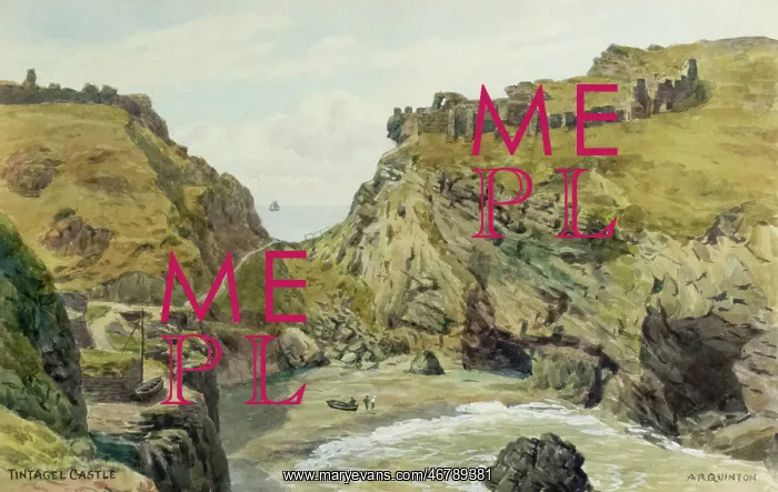 : Tintagel Castle, Cornwall : Tintagel Castle, Cornwall