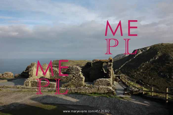 : Tintagel Castle, Tintagel, Cornwall, England : Tintagel Castle, Tintagel, Cornwall, England