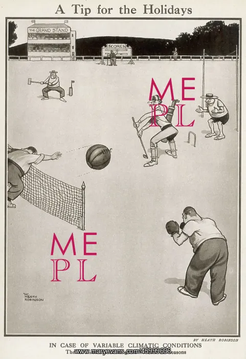 : A Tip for the Holidays by William Heath Robinson : A Tip for the Holidays by William Heath Robinson