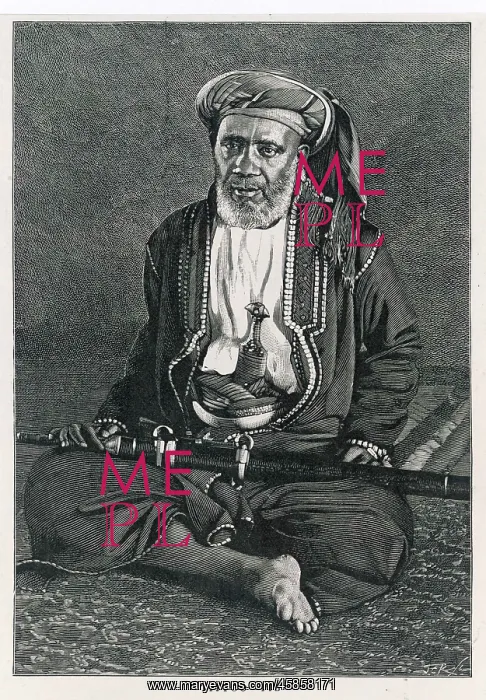  : Tippu Tib, cross-legged