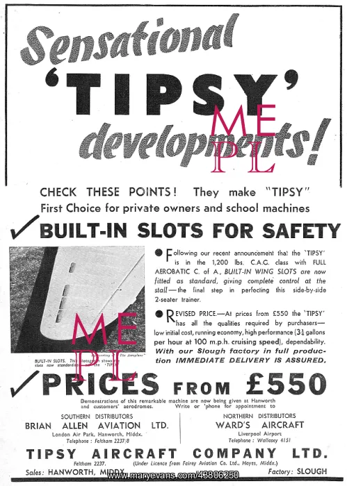  : Tipsy Aircraft