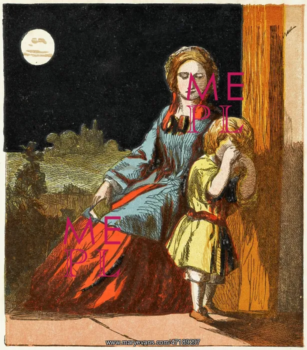 : TIRED BOY & MOTHER, 1867 : TIRED BOY & MOTHER, 1867