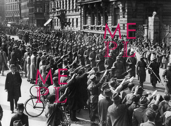 : Tiroler Kaiserjaeger in Munich, 1938 : Tiroler Kaiserjaeger in Munich, 1938