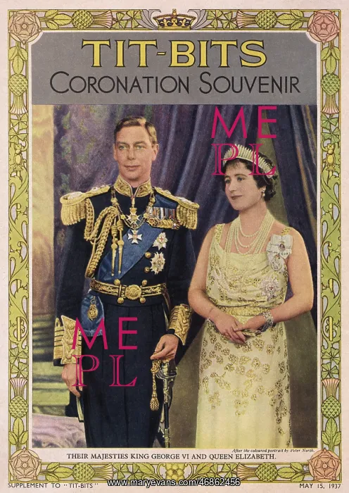 : Tit Bits Coronation Souvenir 1937 : Tit Bits Coronation Souvenir 1937