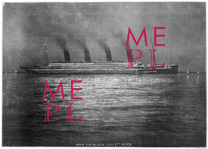 : Titanic at Cherbourg : Titanic at Cherbourg
